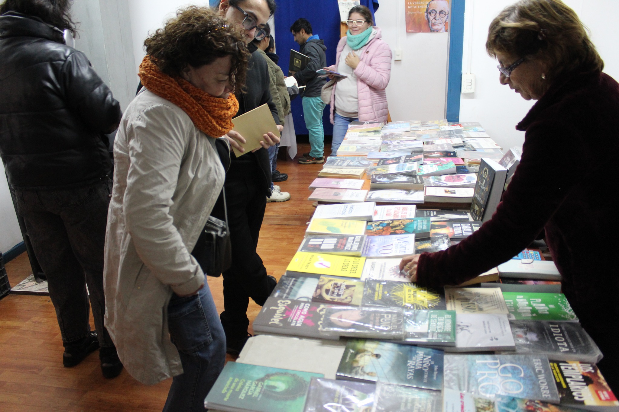 Feria del libro en el establecimiento